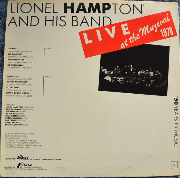 Lionel Hampton - Lionel Hampton And His Giants Live In Emmen/Holland