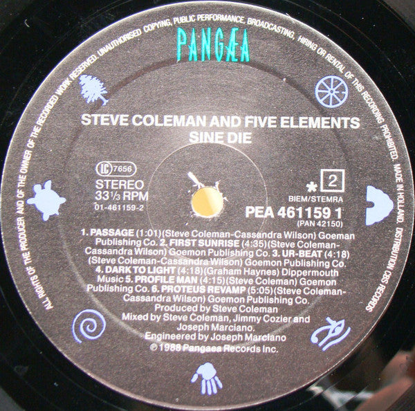 Steve Coleman And Five Elements - Sine Die