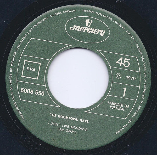 The Boomtown Rats - I Don't Like Mondays