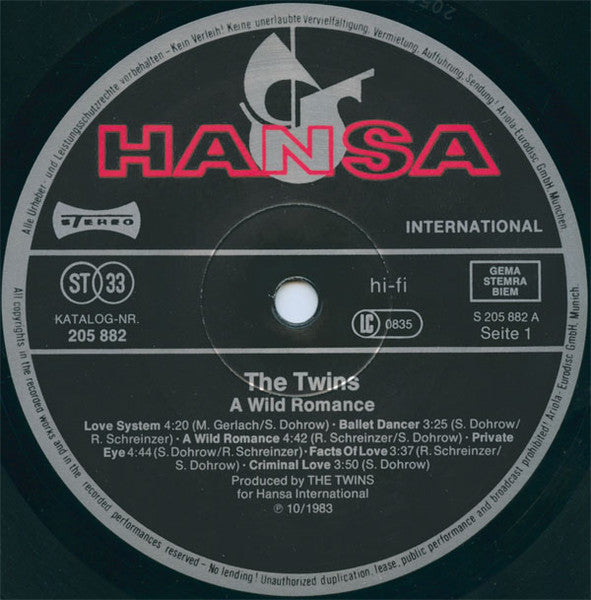 The Twins - A Wild Romance