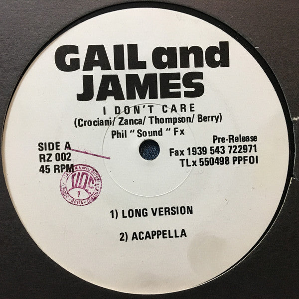 Gail Berry And James Thompson (6) - I Don't Care
