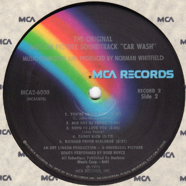 Norman Whitfield - Car Wash (Original Motion Picture Soundtrack)
