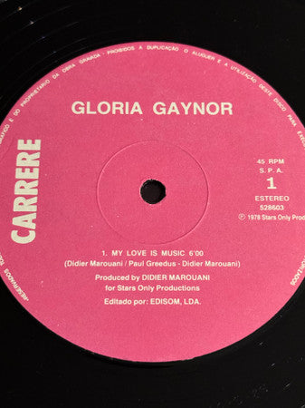 Gloria Gaynor - My Love Is Music / If I Need You