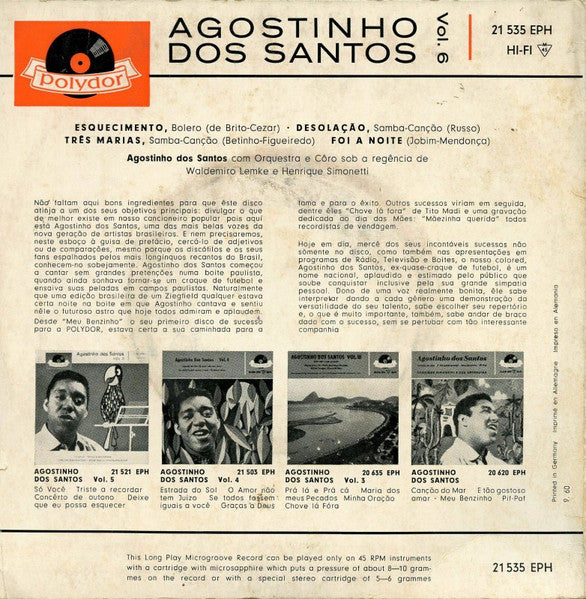 Agostinho Dos Santos - Vol. 6