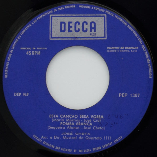 José Cheta - Amanhã, Amanhã