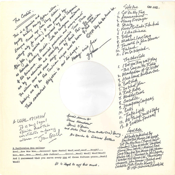 Monty Python - Monty Python's Contractual Obligation Album