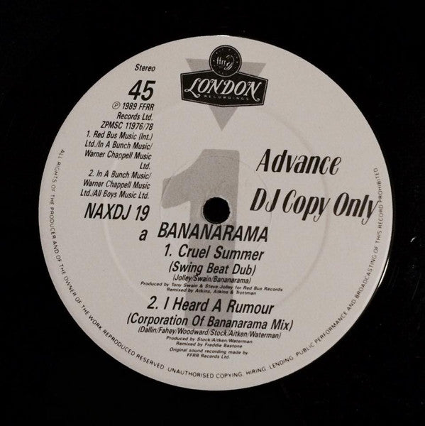 Bananarama - Cruel Summer (Swing Beat Dub)