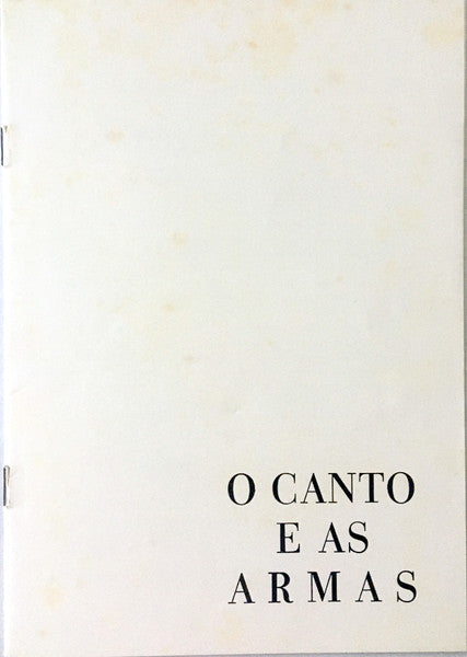 Adriano Correia De Oliveira - O Canto E As Armas