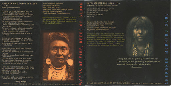 Robbie Robertson & The Red Road Ensemble - Music For The Native Americans