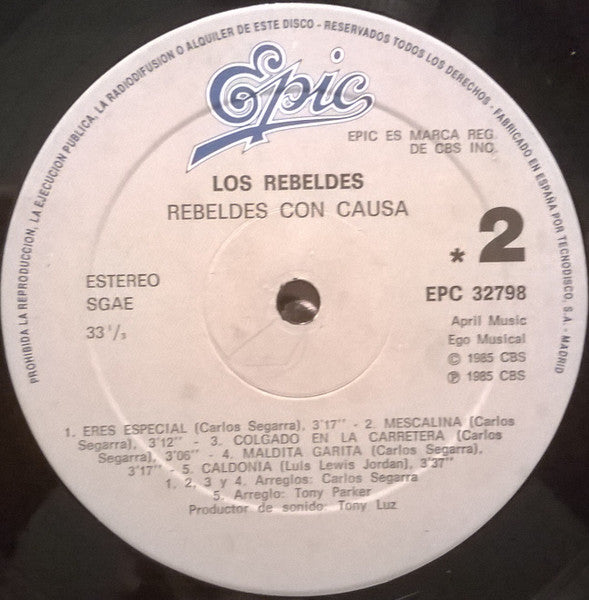 Los Rebeldes - Rebeldes Con Causa