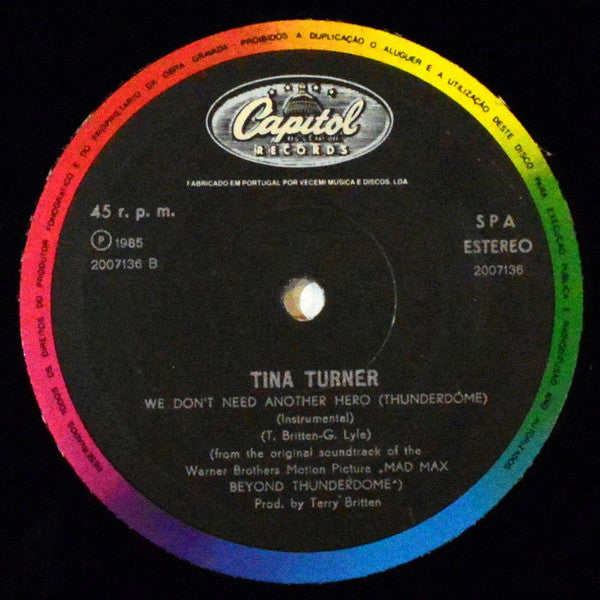 Tina Turner - We Don't Need Another Hero (Thunderdome) - Extended Mix