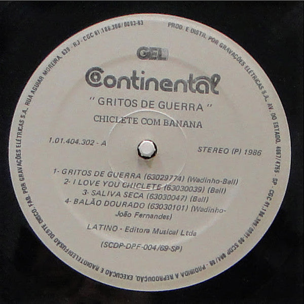 Chiclete Com Banana - Gritos De Guerra