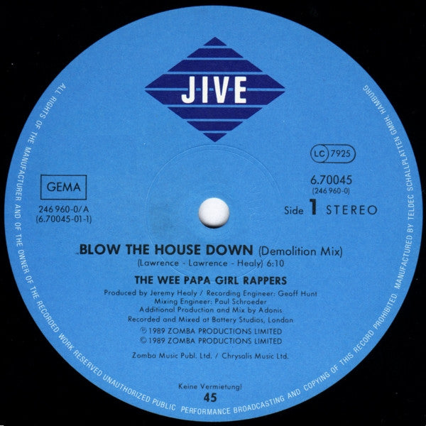 Wee Papa Girl Rappers - Blow The House Down