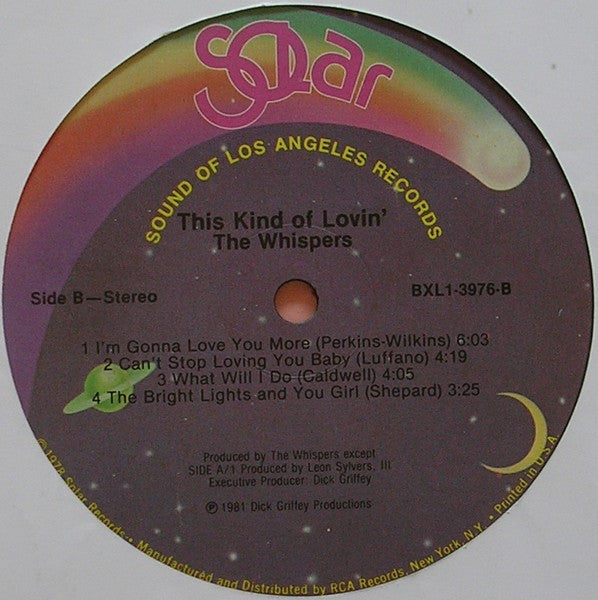The Whispers - This Kind Of Lovin'