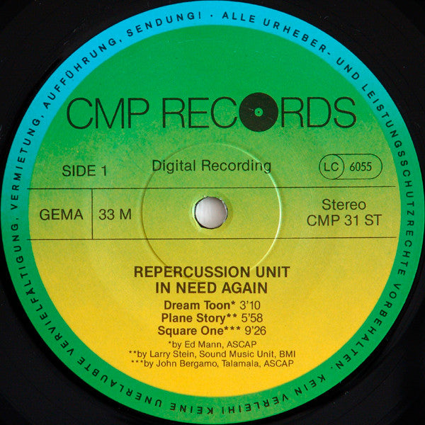 Repercussion Unit - In Need Again