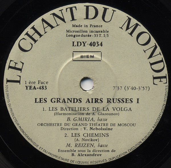 Various - Les Grands Airs Russes