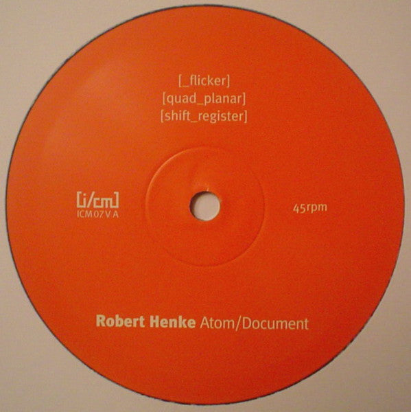 Robert Henke - Atom/Document