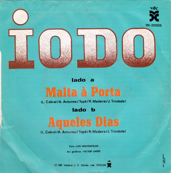 Iodo - Malta À Porta