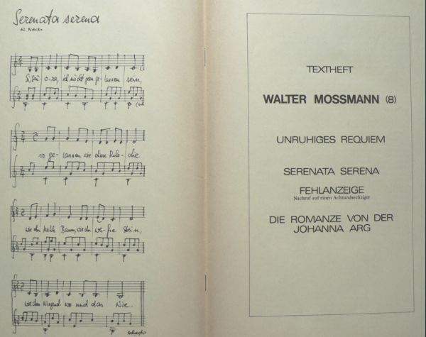 Walter Mossmann / Heiner Goebbels - Unruhiges Requiem