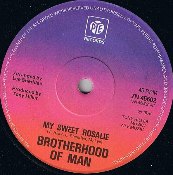 Brotherhood Of Man - My Sweet Rosalie