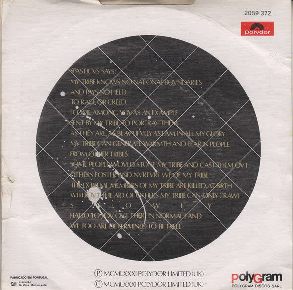 Ian Dury / The Seven Seas Players - Spasticus Autisticus