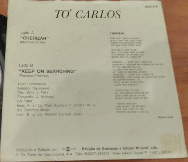 Tó Carlos - Cherizar