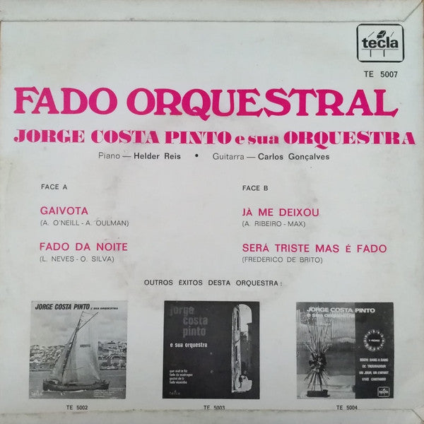 Jorge Costa Pinto E Sua Orquestra - Fado Orquestral