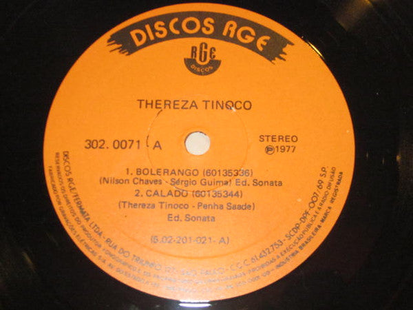 Thereza Tinoco - Bolerango