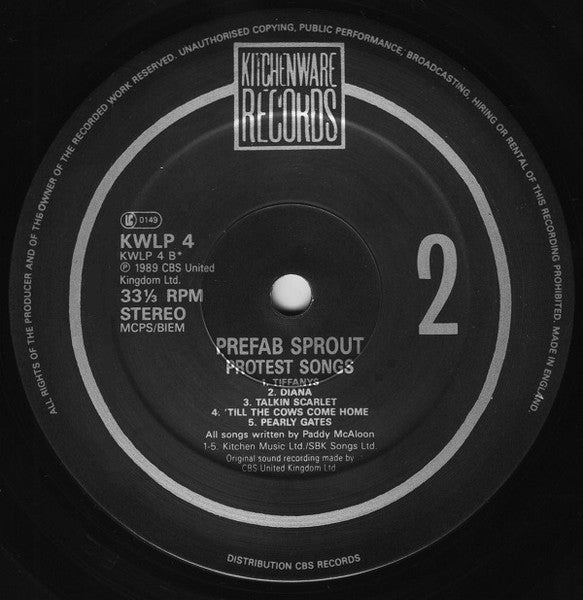 Prefab Sprout - Protest Songs