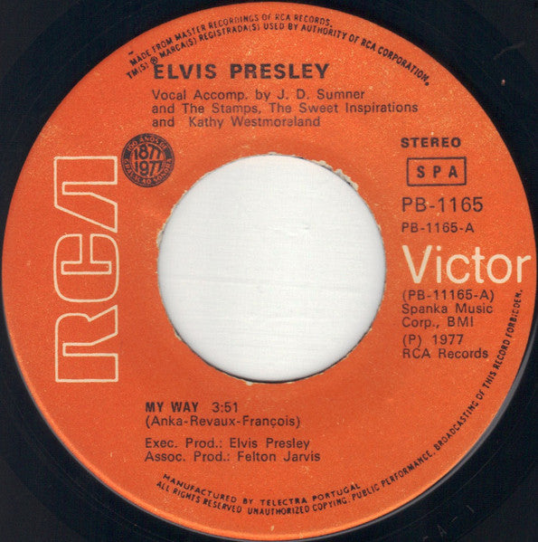 Elvis Presley - My Way / America