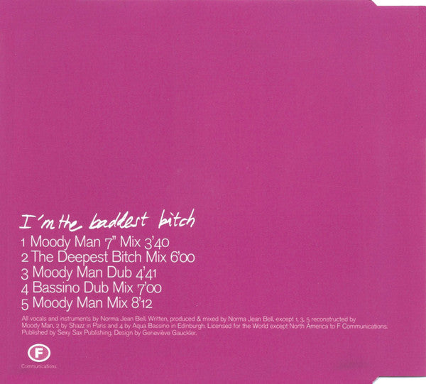 Norma Jean Bell - I'm The Baddest Bitch (Remixes)