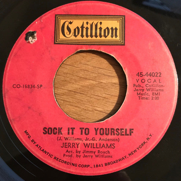Jerry Williams Jr. - Shipwrecked / Sock It To Yourself