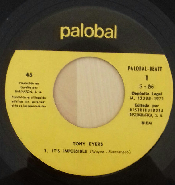Tony Eyers - It's Impossible / Sweet Caroline