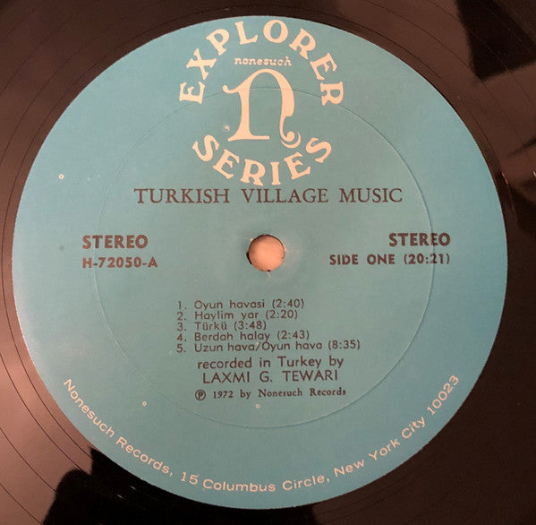 Laxmi G. Tewari - Turkish Village Music