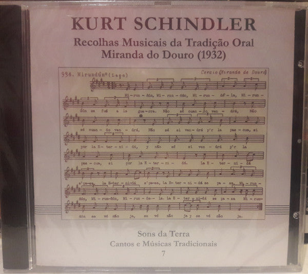 Kurt Schindler - Recolhas Musicais Da Tradição Oral Miranda Do Douro (1932)