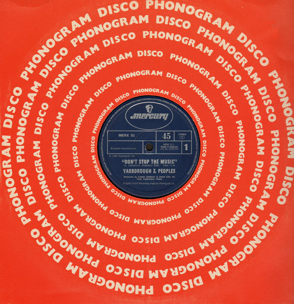Yarbrough & Peoples - Don't Stop The Music / You're My Song