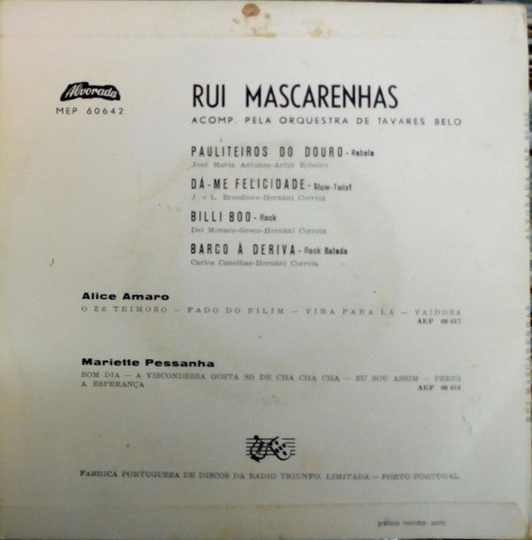 Rui De Mascarenhas - Pauliteiros Do Douro