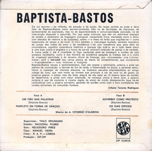 Baptista-Bastos - Baptista-Bastos