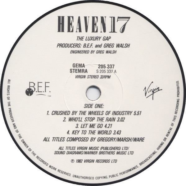 Heaven 17 - The Luxury Gap