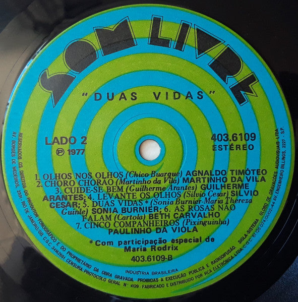 Various - Duas Vidas (Trilha Sonora Original Da Novela)