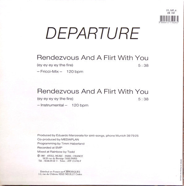 Departure (2) - Rendezvous And A Flirt With You