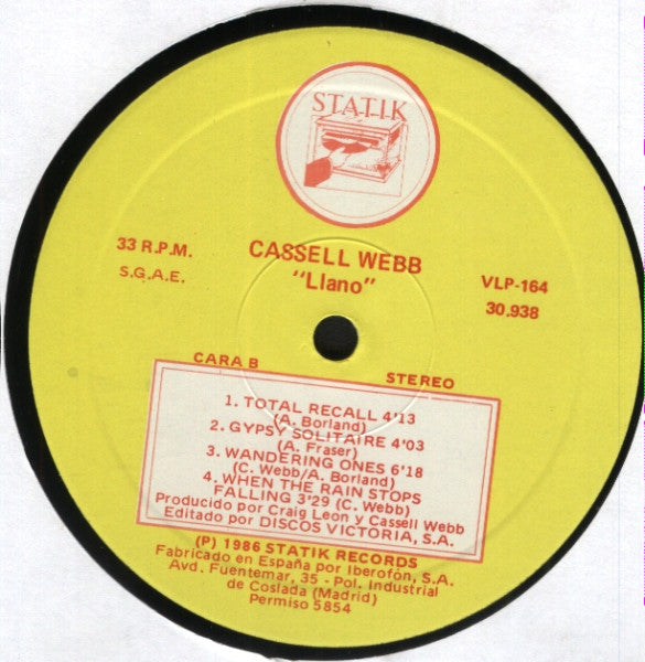 Cassell Webb - Llano