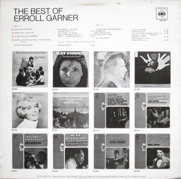 Erroll Garner - The Best Of Erroll Garner