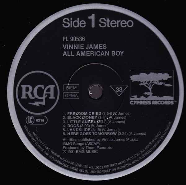 Vinnie James - All American Boy
