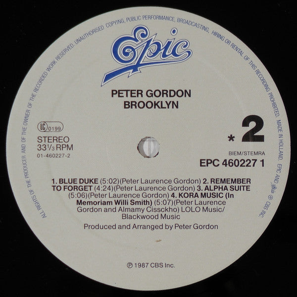 Peter Gordon - Brooklyn