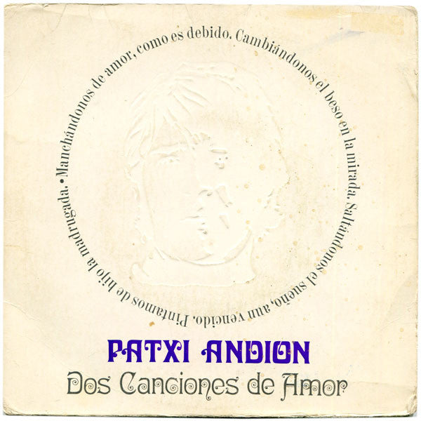 Patxi Andión - Dos Canciones De Amor