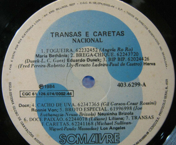Various - Transas E Caretas (Nacional)