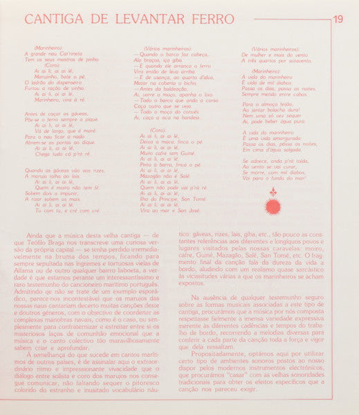 Maio Moço - Cantigas De Marear