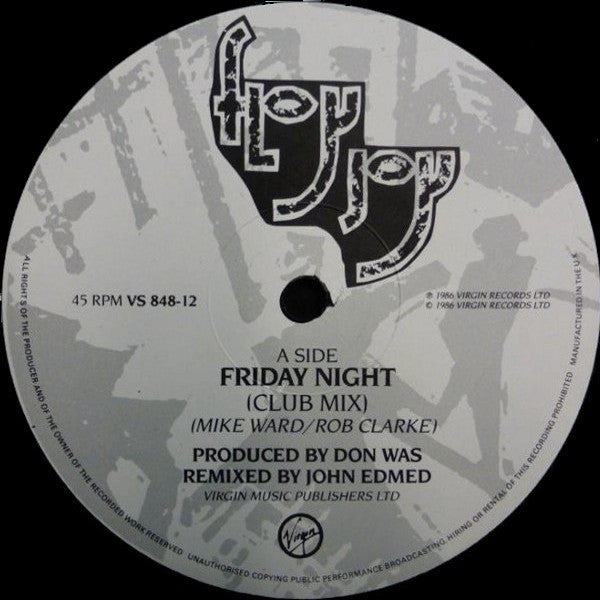 Floy Joy - Friday Night In This Cold City