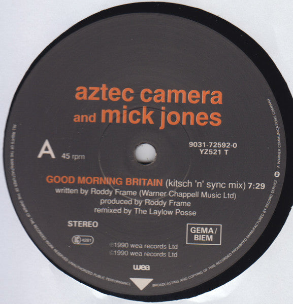 Aztec Camera And Mick Jones - Good Morning Britain